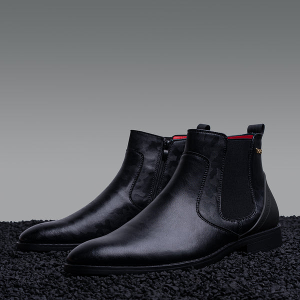 Teshy leather shop chelsea boots