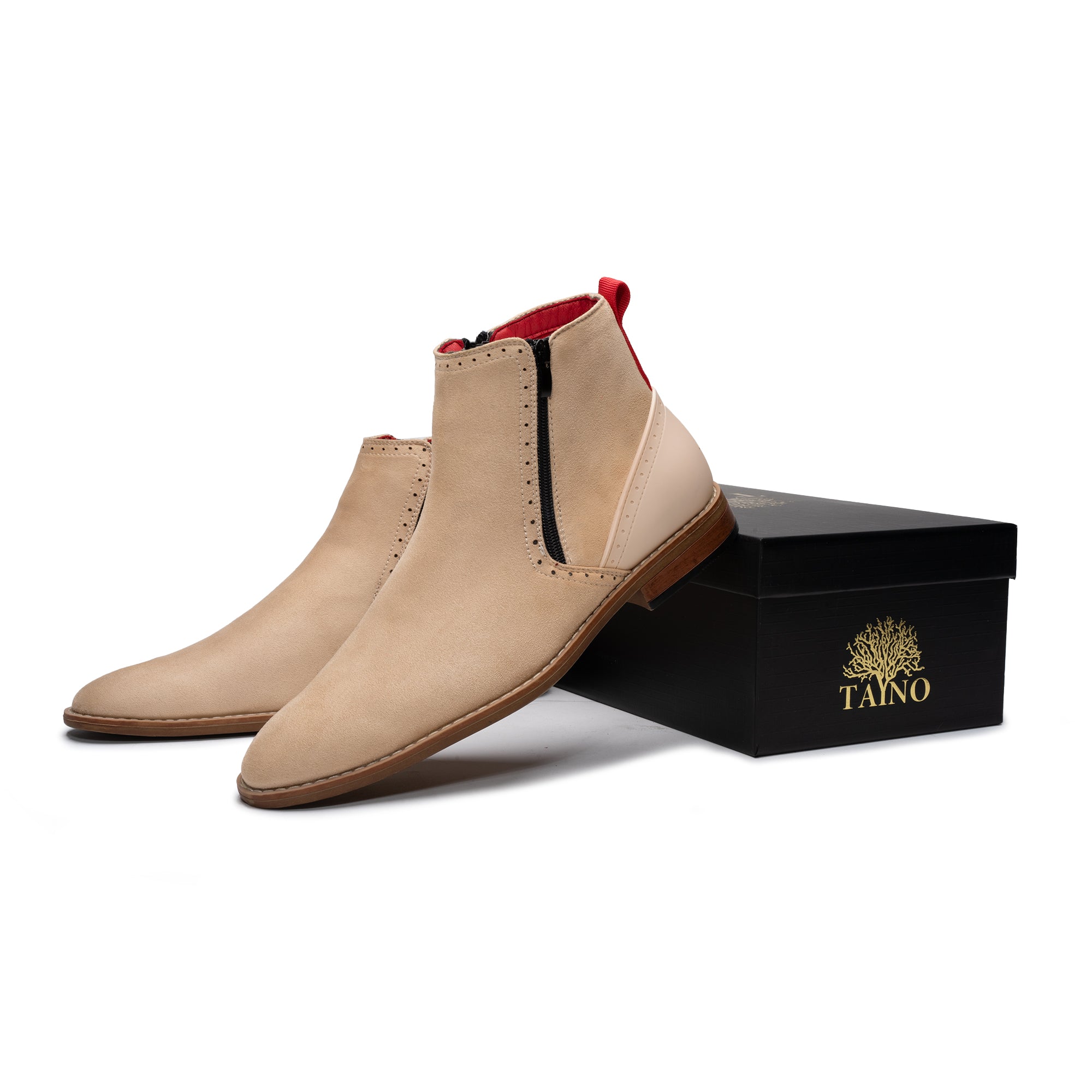 Coupe Cream Suede Chelsea Boot