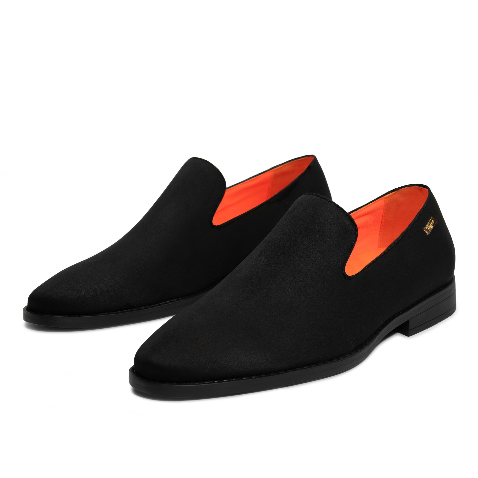 The Alpha S Tayno Classic Plain Suede Loafer Black