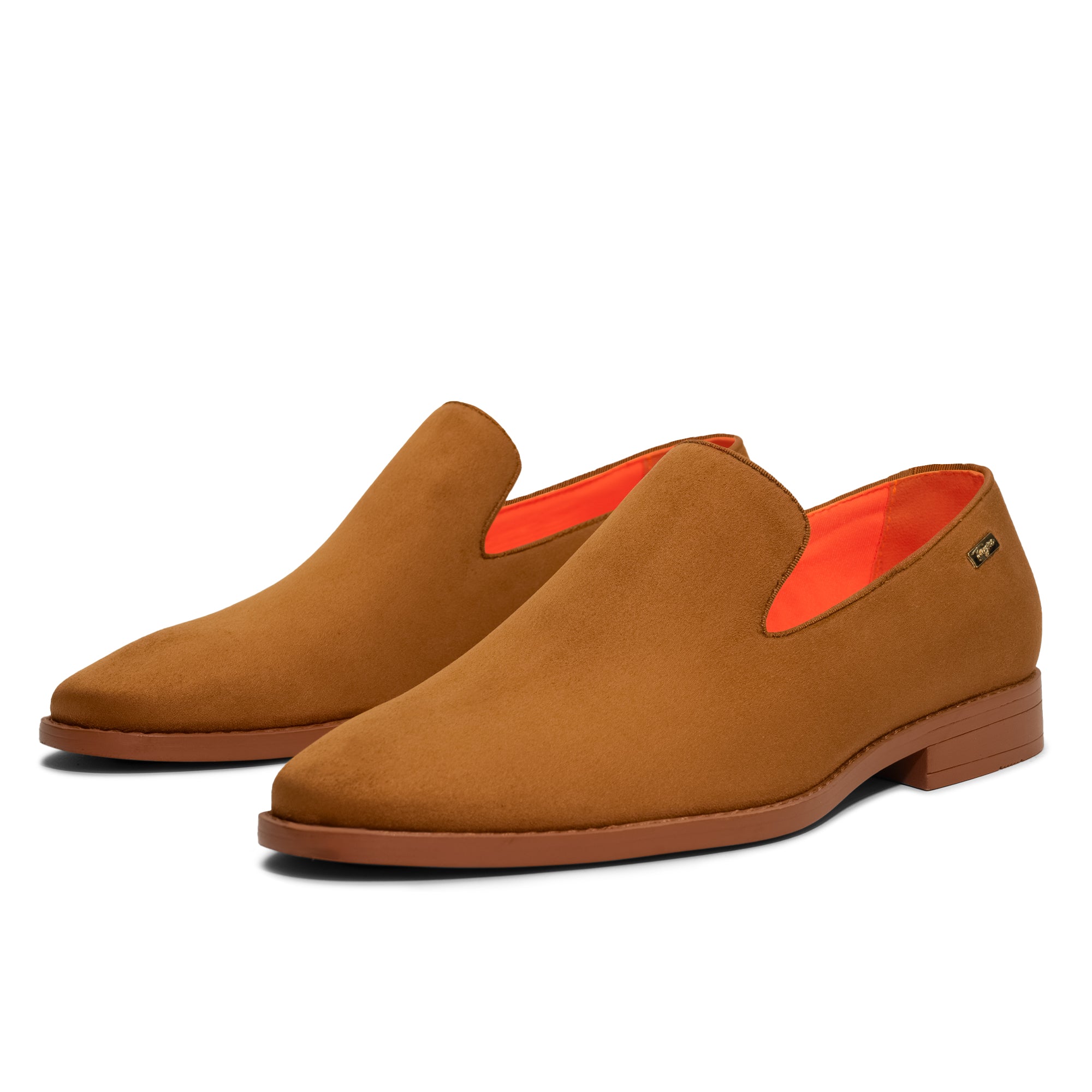 The Alpha S Classic Plain Suede Loafer Camel