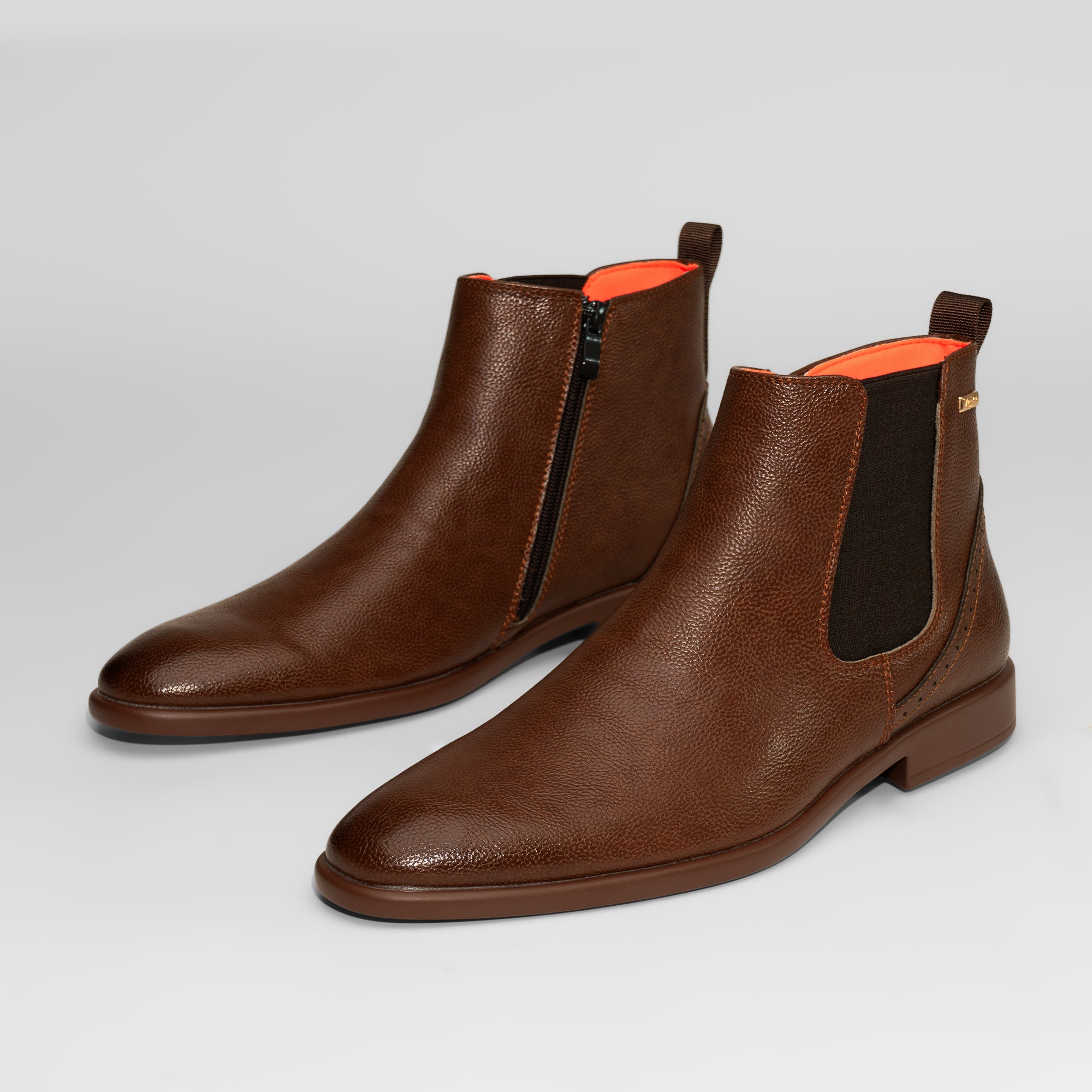 Victorian Brown Leather Chelsea Boot