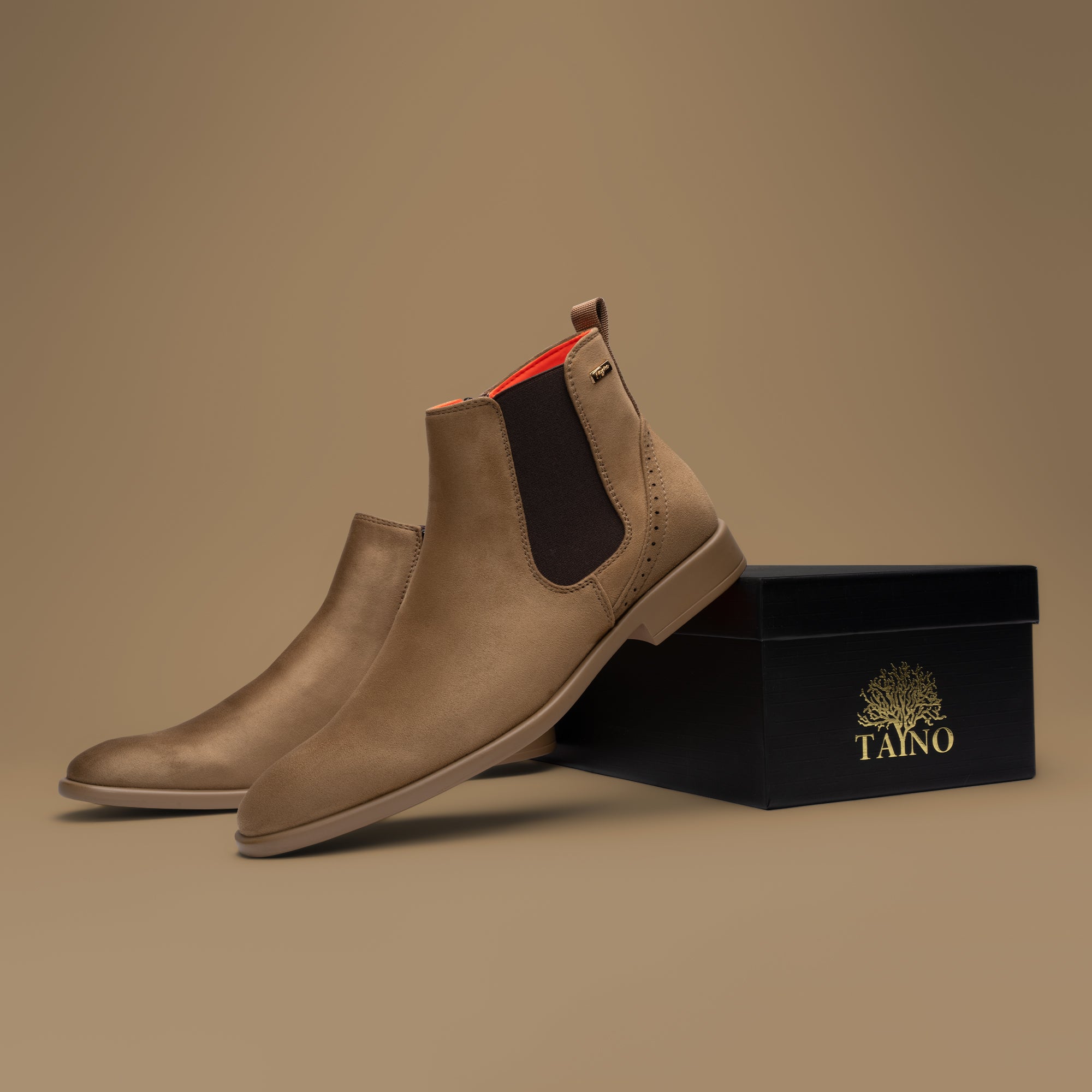 Victorian Sand Suede Chelsea Boot